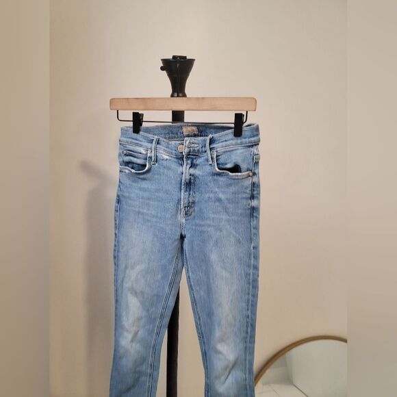 MOTHER The Mid Rise Dazzler Ankle Fray Riding The Cliffside size 25 - Picture 2 of 16